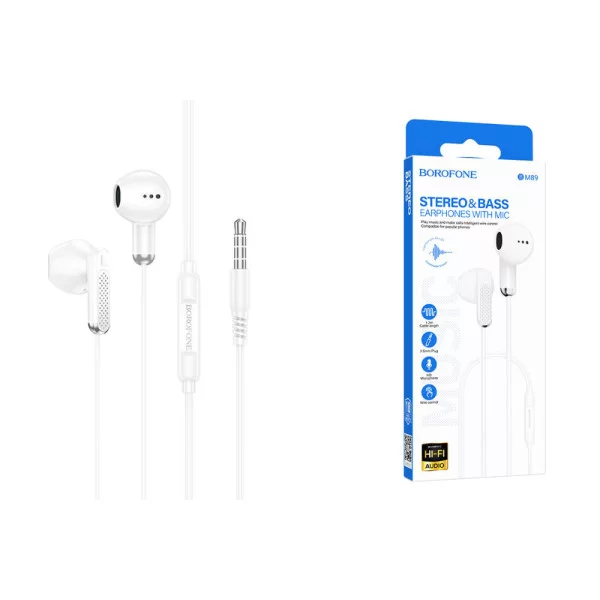Casti Borofone BM89 Surpass [White]
